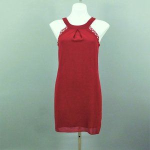 Iz‎ Byer Women Dress Burgundy XS